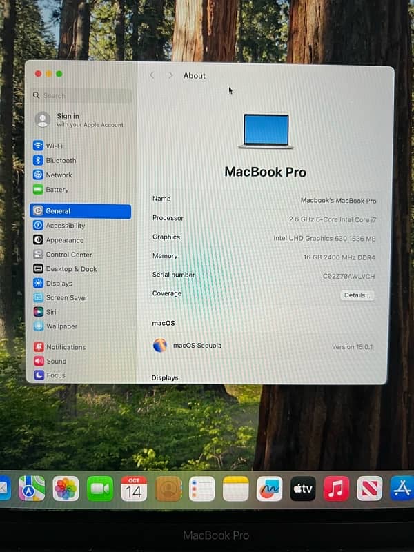 Macbook Pro 2019 15 inch 7