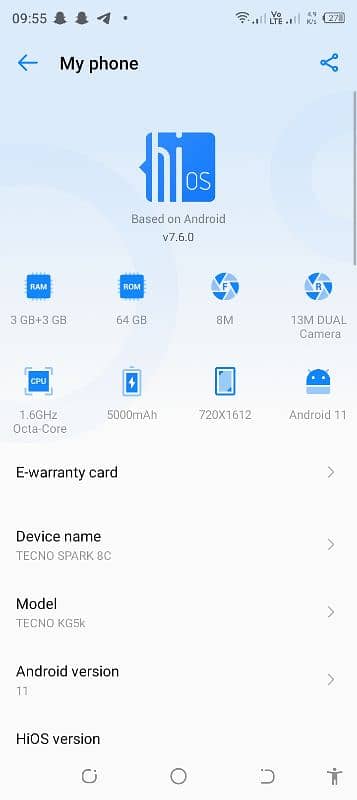 TECNO SPARK 8C EXCHANGE POSSIBLE 2