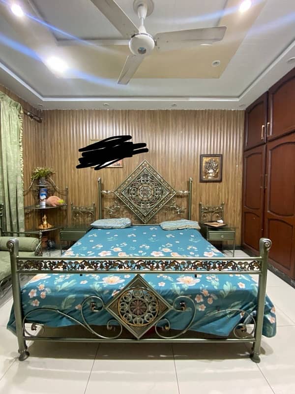 iron bed king size full set 3