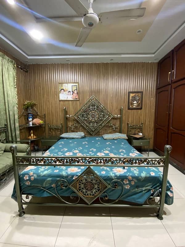 iron bed king size full set 5