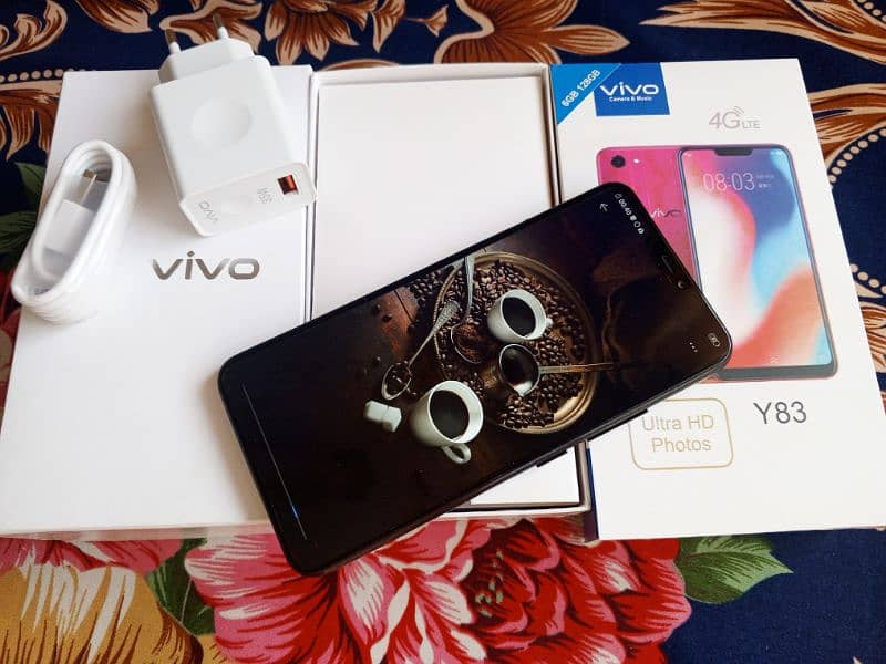 Vivo Y83 [6/128] with Box Long life battery 0