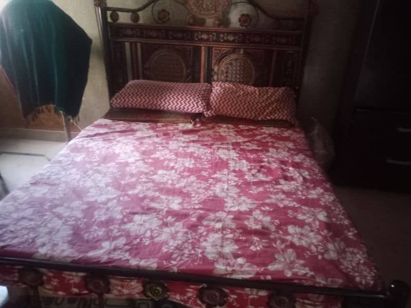 bed with mattress 2