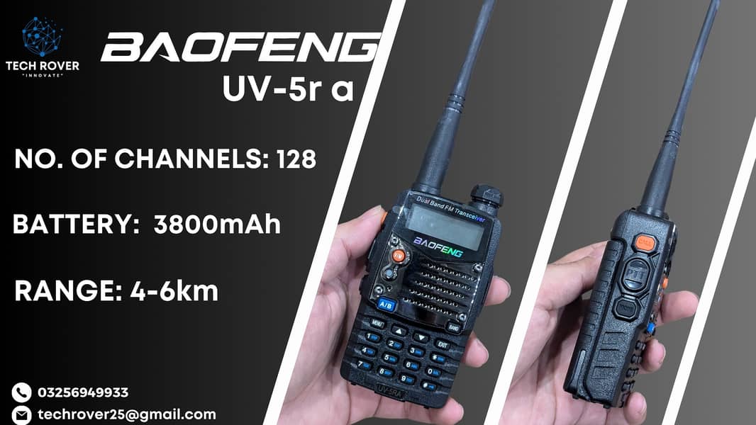 Walkie Talkie | Baofeng | UV-5r | Wireless | Two Way Radio 0