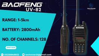 Walkie Talkie | Baofeng | UV-82 | Wireless | Two Way Radio