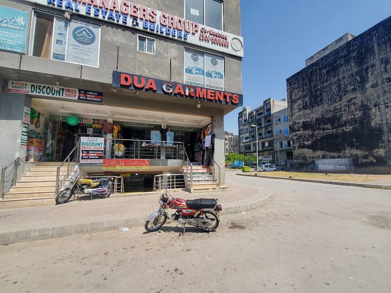 670sq-ft Lower Ground shop available for sale in Hub commercial Bahria town phase 8 5