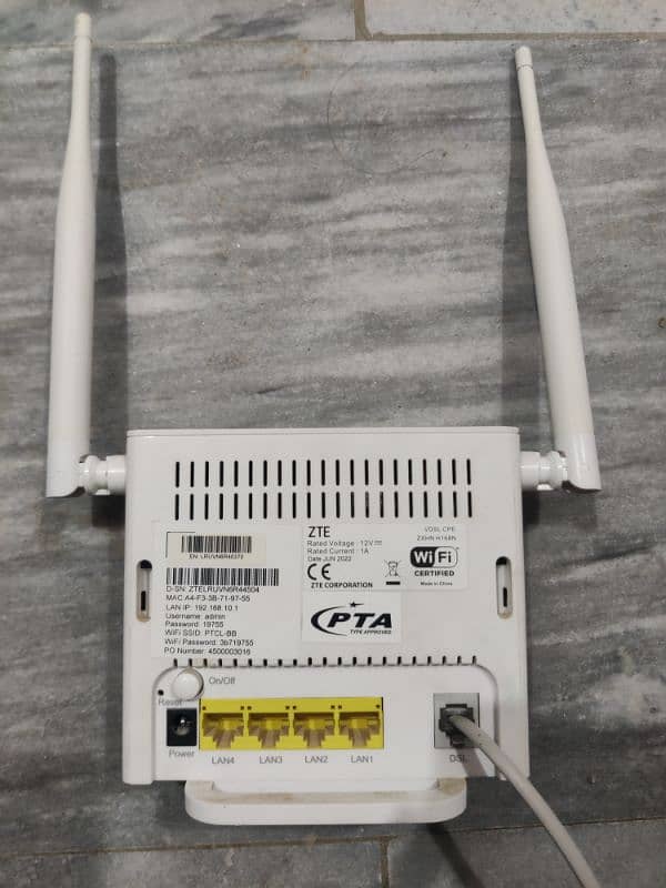 Ptcl Modem router / ptcl device / ptcl router 3