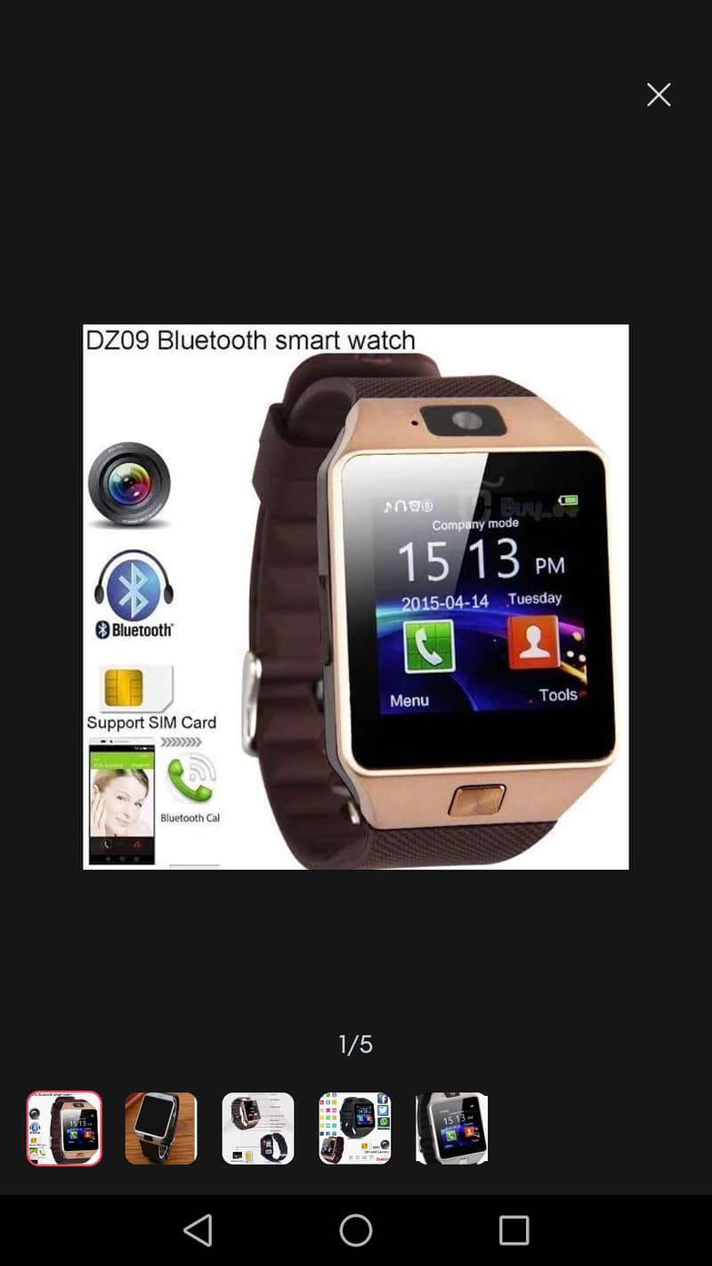 SIM and memory card working smart watch original dz09 0