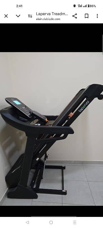 UAE imported Heavyduty Treadmill Available new Condition 150kg support 1