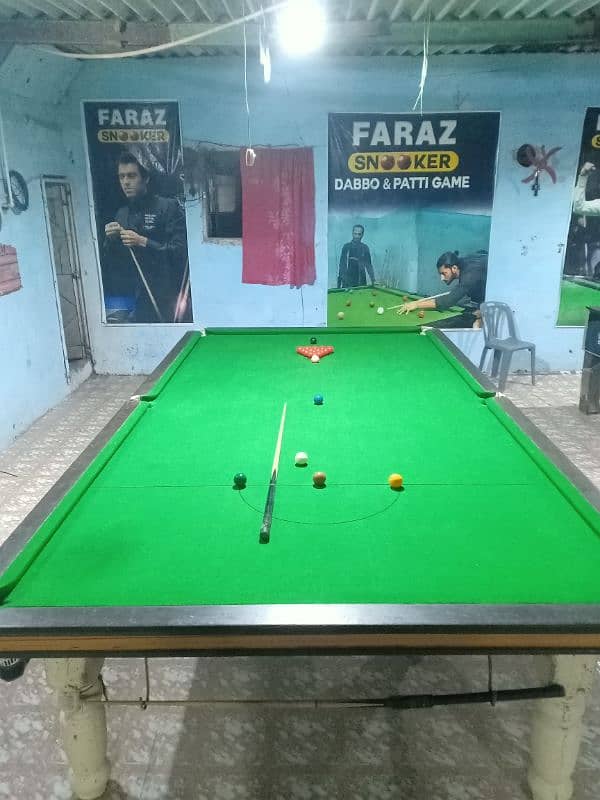 6x12 snooker table sell 0