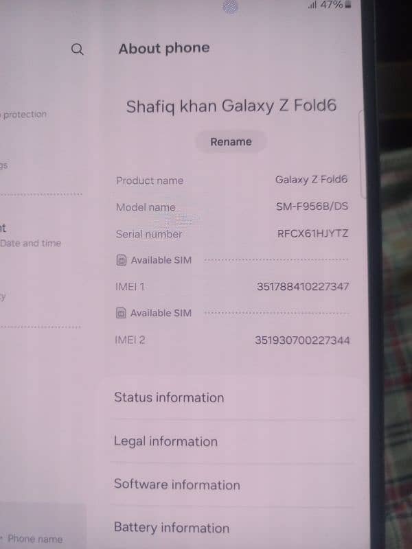 samsung fold 6 512gb dual sim 8