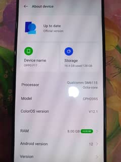 oppo F17 8/128 pta blocke