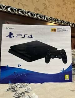 Ps 4 slim 500 gb just like new with games| Urgent