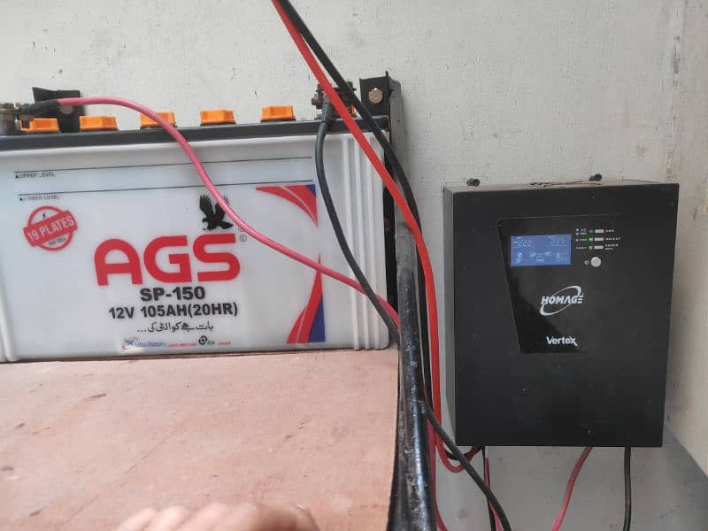 Homeage Vertex series 1.2kw inverter working Conditions 1