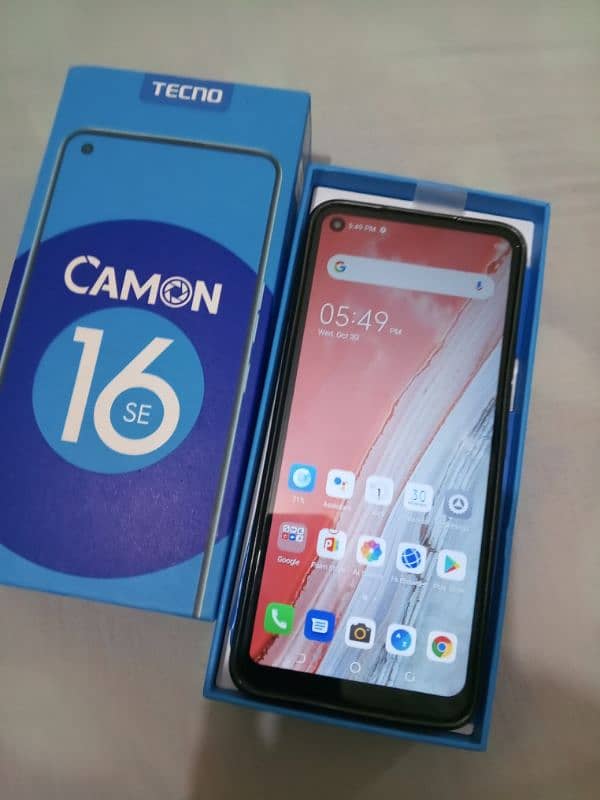 Tecno Camon 16 Se 6/128 with Box 1