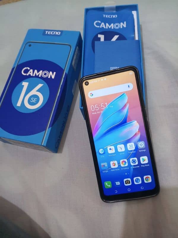 Tecno Camon 16 Se 6/128 with Box 3