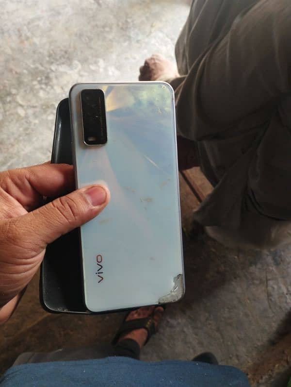 vivo y 20 used mobile penal break ha 0