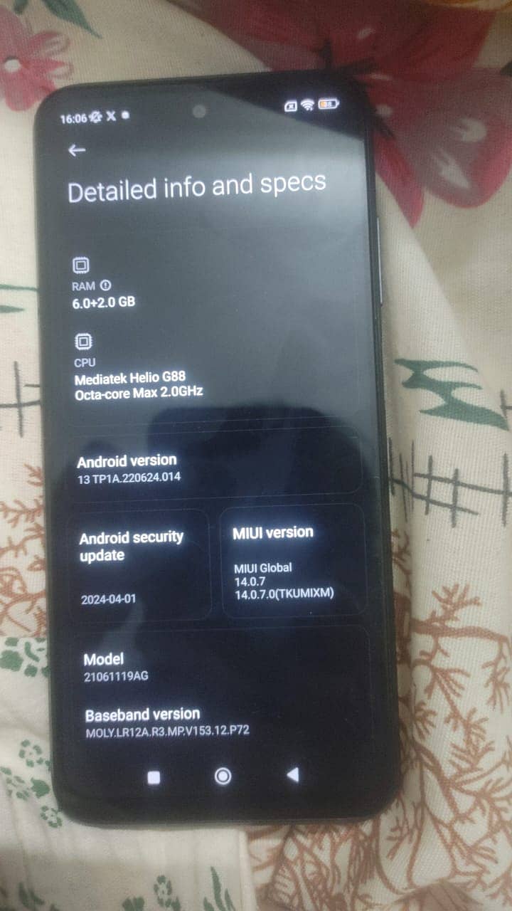 Redmi 10 8'124, 6 months old with box 3