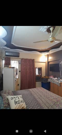 SECTOR 11-B BEAUTIFUL 02 BED D D GROUND FLOOR LUBNA APARTMENT NORTH KARACHI