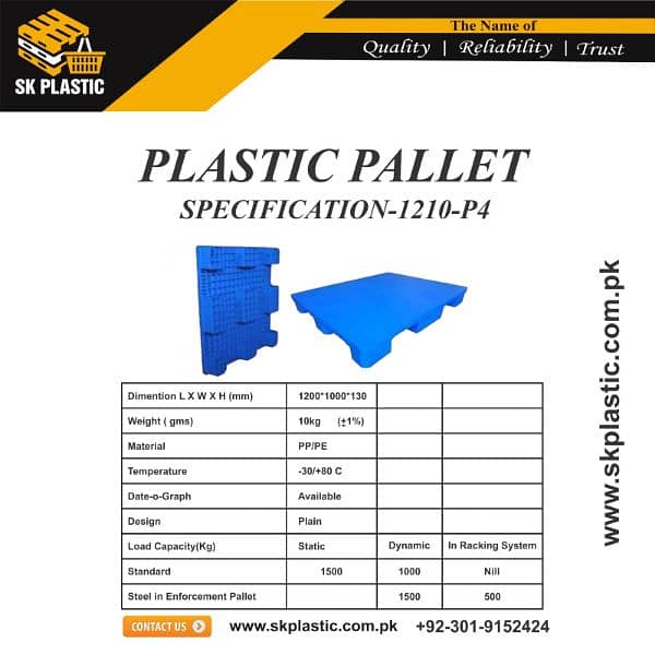 Plastic pallets / sheets 6