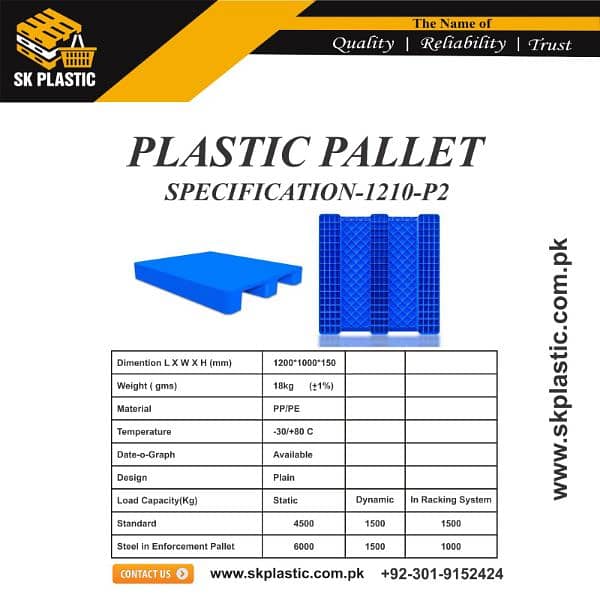 Plastic pallets / sheets 7