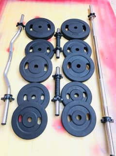 RUBBER COATED DUMBELLS , ADJUSTABLE DUMBELLS , WEIGHT PLATES GYM ,