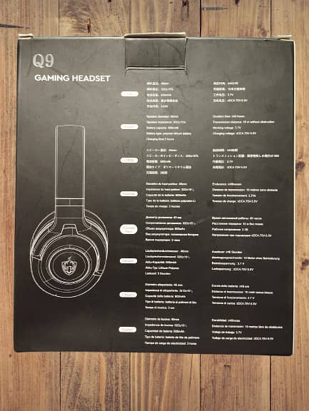 Phonikas Q9 Gaming Headset/Removable Microphone 1