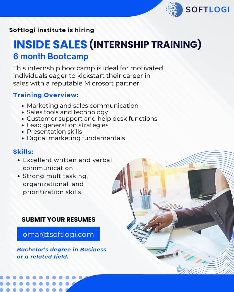 Inside Sales Representative (Internship Training) 0