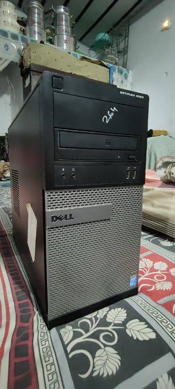 Dell Optiplex 3020 workstation pc Tower with 24" LCD 1