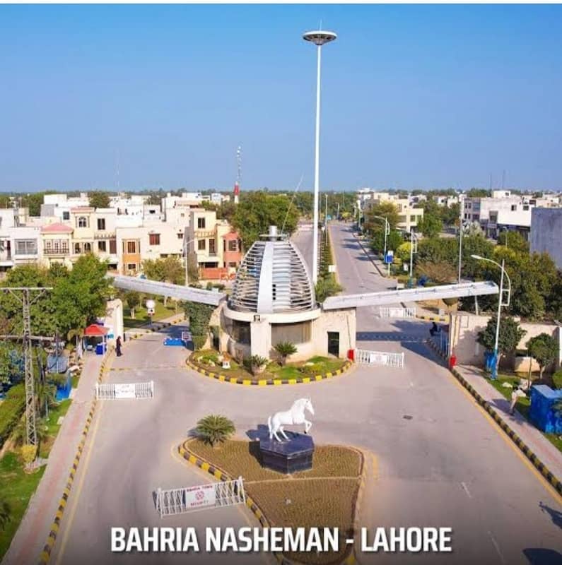 Bahria nasheman ferozepur Road Lahore 5marla file  Extra land approx 3 Marla  total 8 Marla approx Corner plot  Two side open Good location  Price 75 lack 0