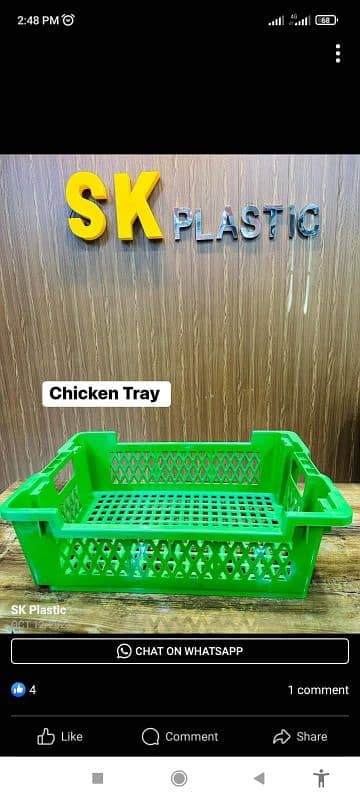 Plastic Baskets / crates / trays / shell 4