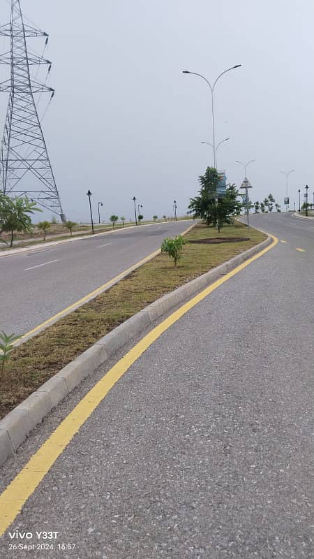 One Kanal Ideal Location Plot For Sale In Sector C ,Street # 02,In DHA Phase 05 , Islamabad 15