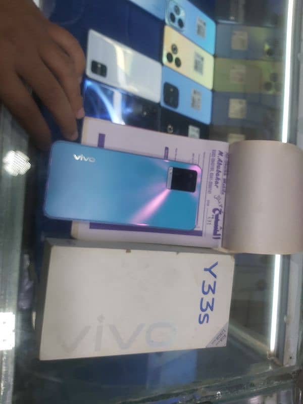 vivo y33s 8gb 128gb box charger 0