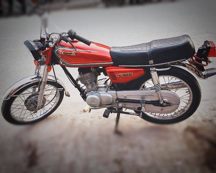 Honda CG125 2011 Model Rawalpindi Num antique Downmodel Motorcycle 0