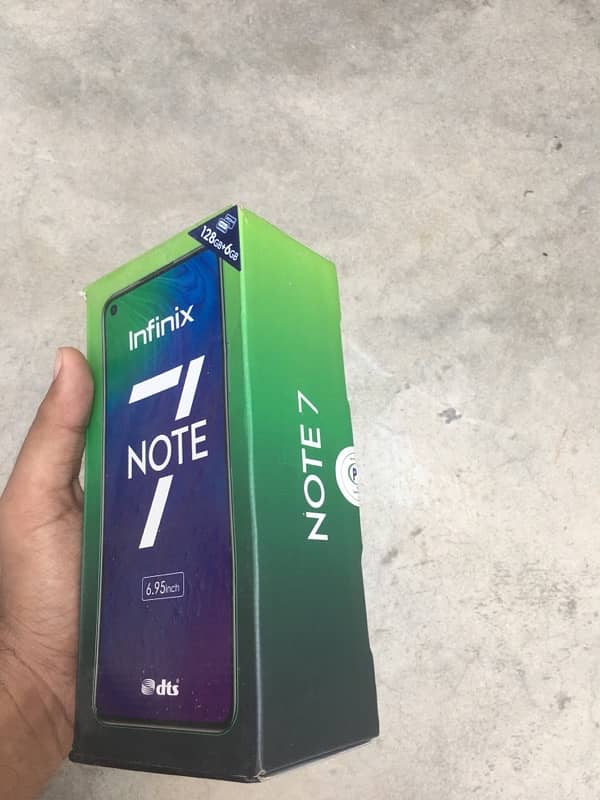 Infinix note 7 128 rom 6 ram 5