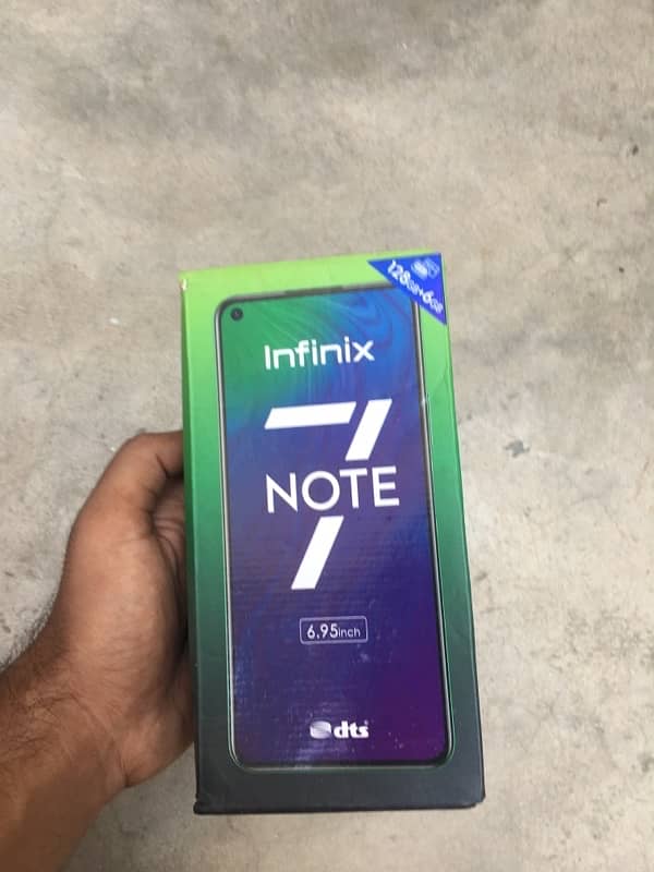 Infinix note 7 128 rom 6 ram 6