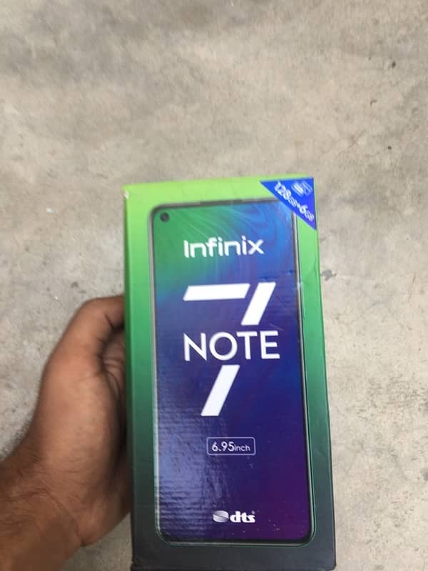 Infinix note 7 128 rom 6 ram 7