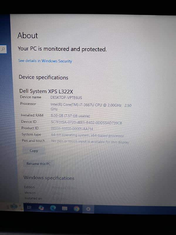 Core i7 3667U 3rd gene XPS Ultrabook Laptop 2