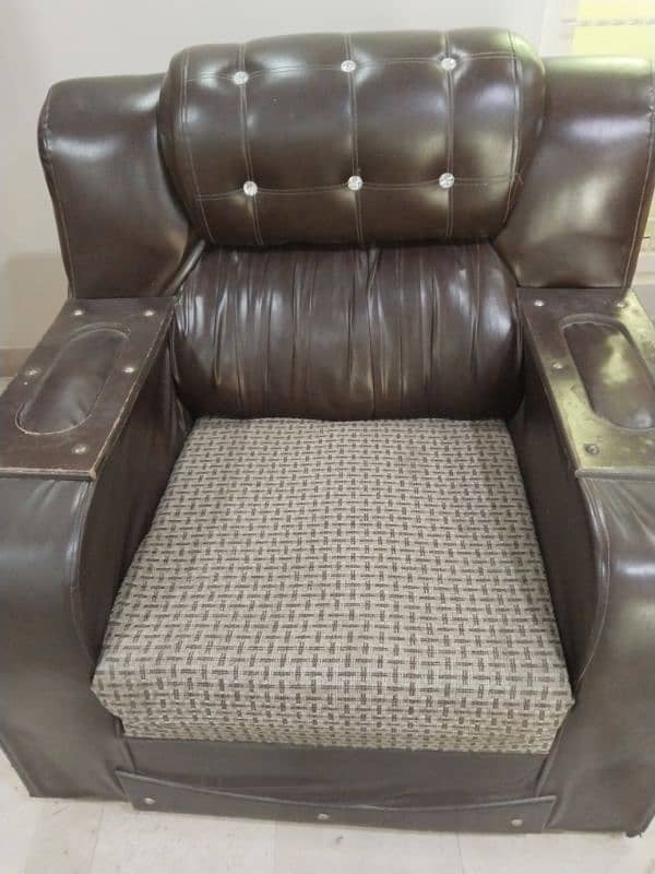 P. U leather sofa set 1