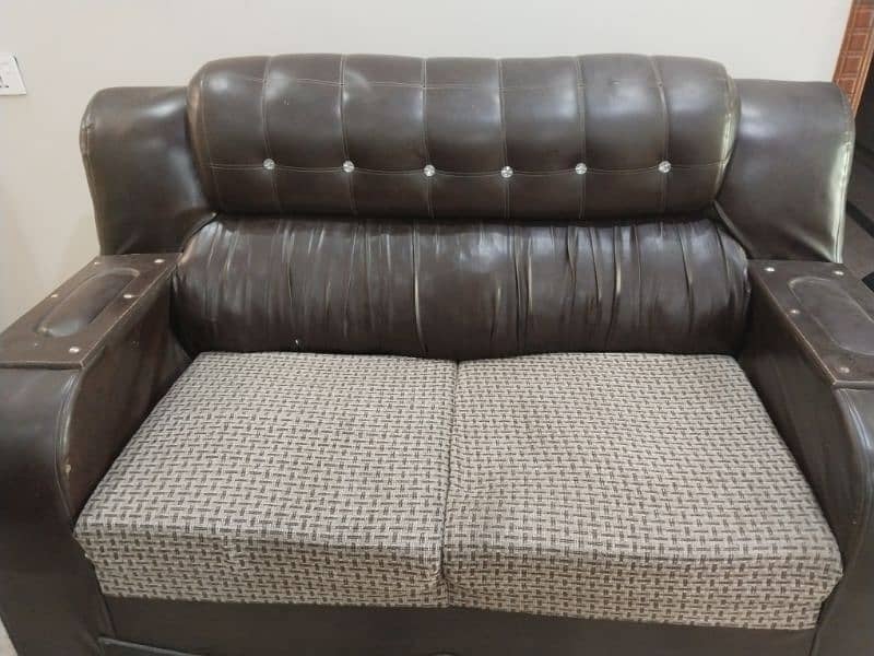 P. U leather sofa set 2