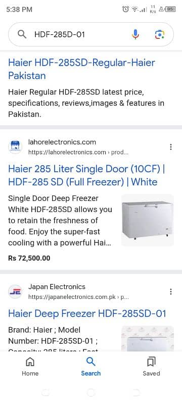 Few months used Haier 285 Liter Single Door 2