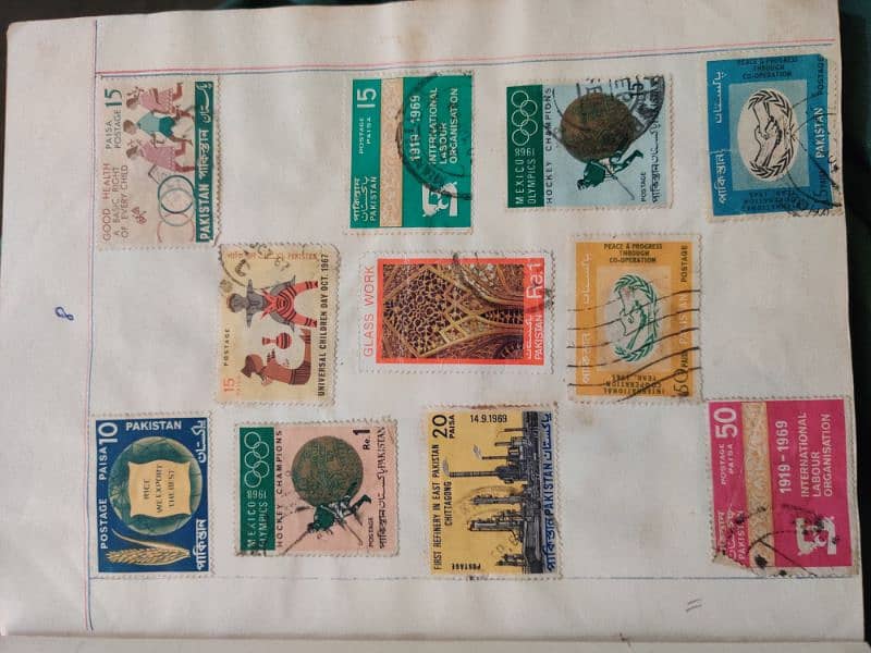 Vintage Post stamp's/Stickers for Collection 3