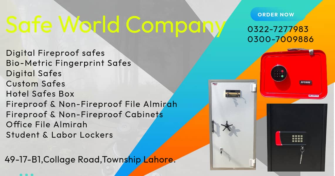 Safe|Cash Locker|Fireproof & Non-Fireproof Almirah  Call For Price 0