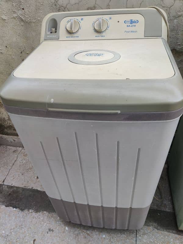 Super Asia Washing Machine 8/10 condition 1