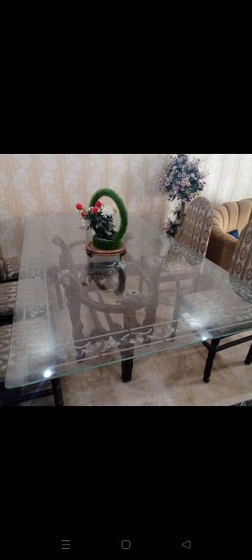 dining table and 6 chairs 1