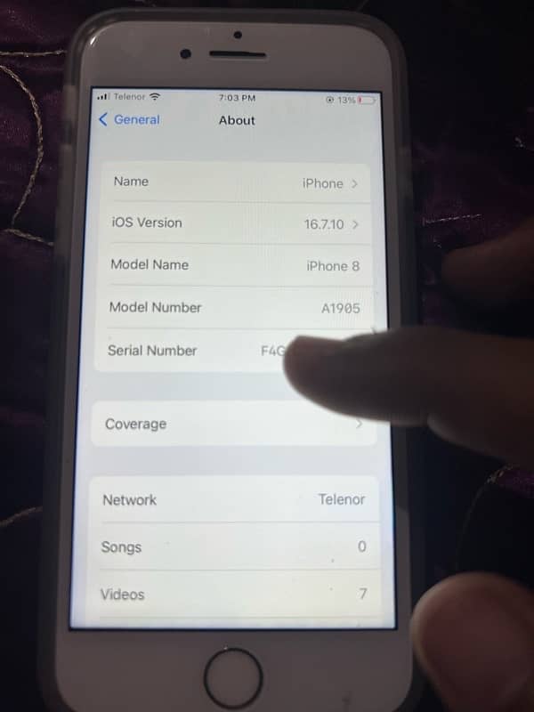 Iphone 8 Official PTA Approved || Urgent Selling 3