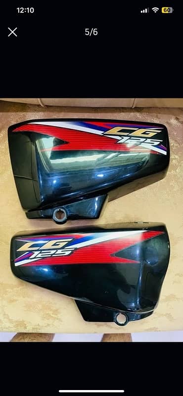 Honda CG 125 tanki tapy new scratchless 3