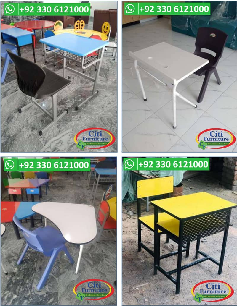 CUSTOMIZED FURNITURE, DESK BENCH, CLASSROOM DESK CHAIRS SCHOOL FURNITU 4