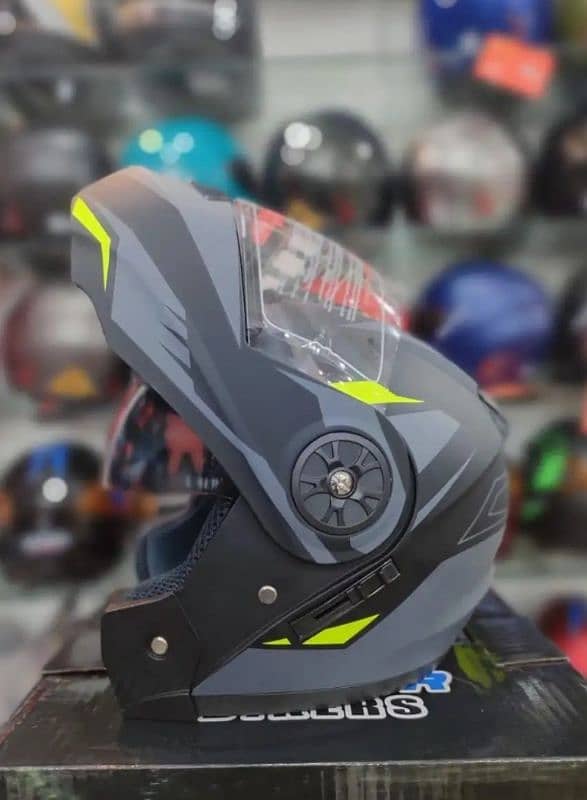 ozone branded flipup 3 in 1 helmet for motorcycle 9