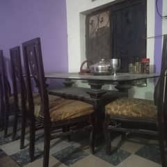 Dinning table and 6 chairs