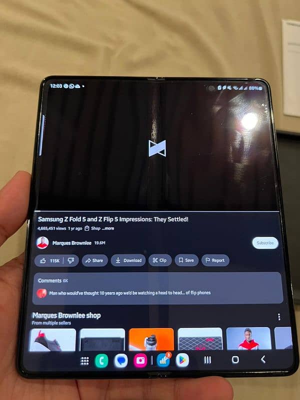 Galaxy Z Fold 5 256GB Internal/12 GB RAM 10